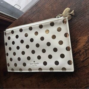 Kate Spade Gold Polka Dot Bag
